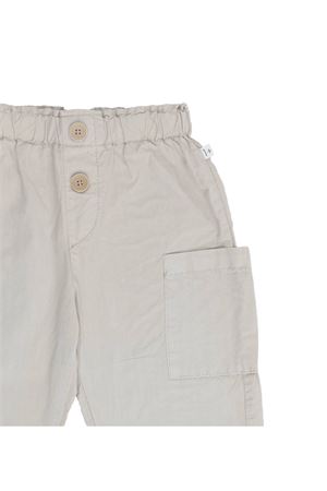 Beige grey cotton pants 1+IN THE FAMILY KIDS | DARIOBEIGE